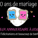 Jolie carte Bon anniversaire 40 ans de mariage pour amis ou parents