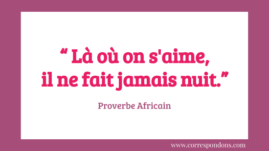 Proverbe De La Vie Amoureuse