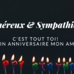 Souhaiter un joyeux anniversaire à un copain avec une jolie carte