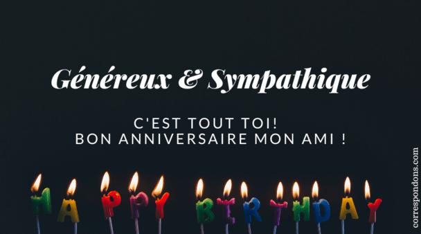 quand souhaiter un anniversaire Message Joyeux Anniversaire A Son Ami Souhaiter Bonne Fete quand souhaiter un anniversaire