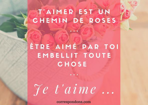 Mots Damour Message Je Taime Touchant Ou Humour Image