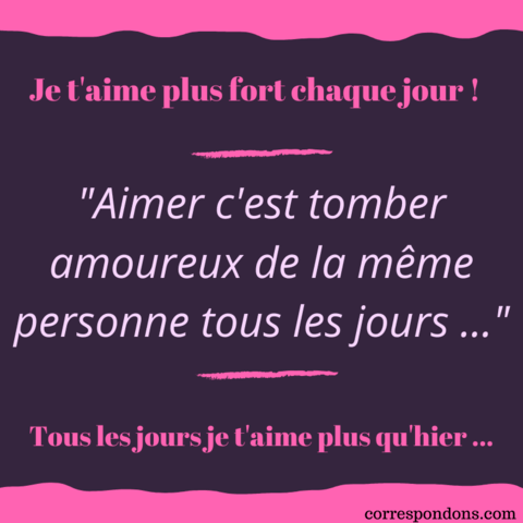 Mots Damour Message Je Taime Touchant Ou Humour Image