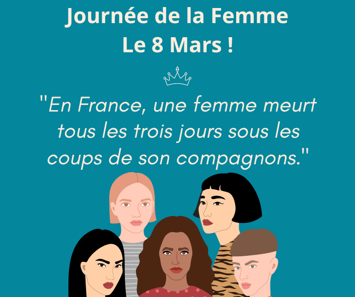 journée internationale du des droits des femmes le mars : violence conjugale